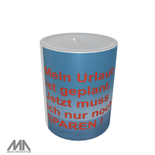 Urlaubskasse Spardose – Bild 2